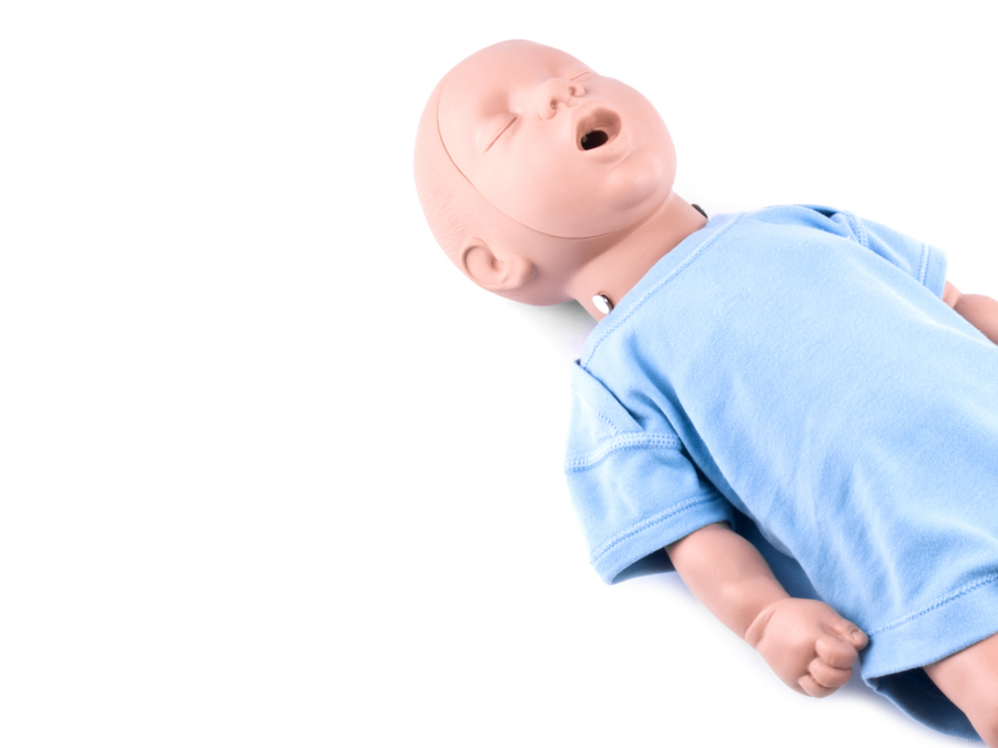 Mannequin de réanimation pédiatrique pour le cours PALS Pediatric Advanced Life Support de l'AHA